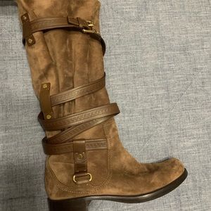 Louis Vuitton Suede Riding boots